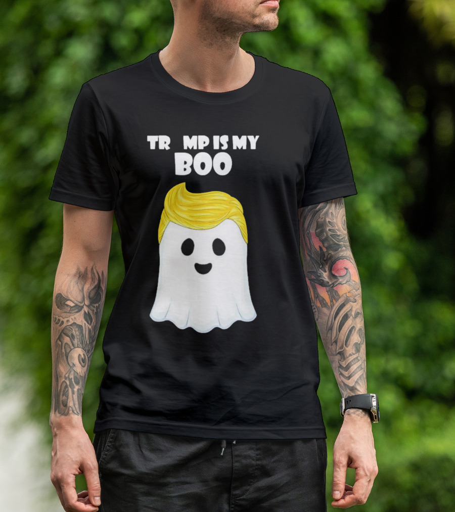Trump Is My Boo Halloween Ghost Hair T-Shirt