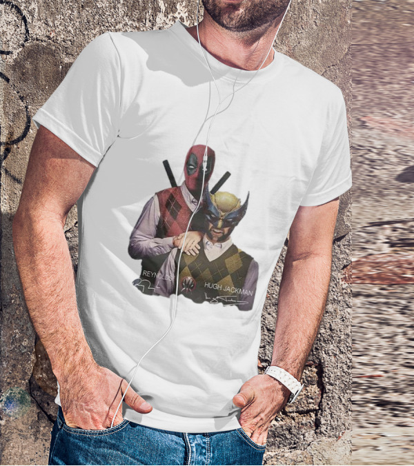 Deadpool Wolverine Ryan Reynolds Hugh Jackman Step Brothers T-Shirt