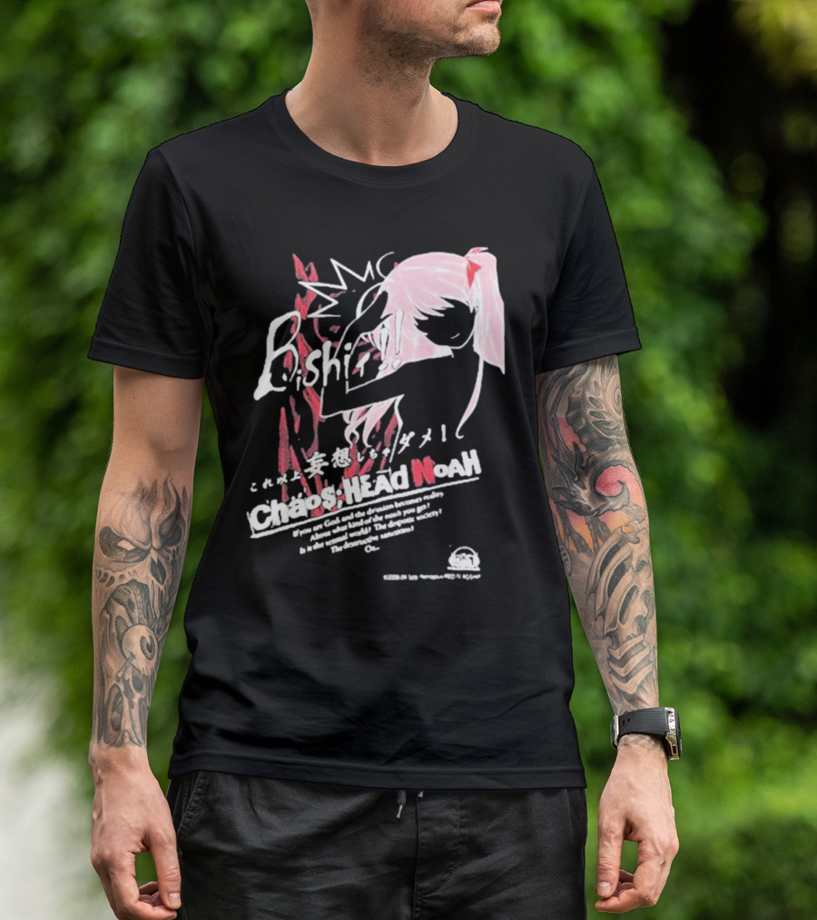 Chaos Head Noah Bishōjo Anime Waifu Manga Styling T-Shirt