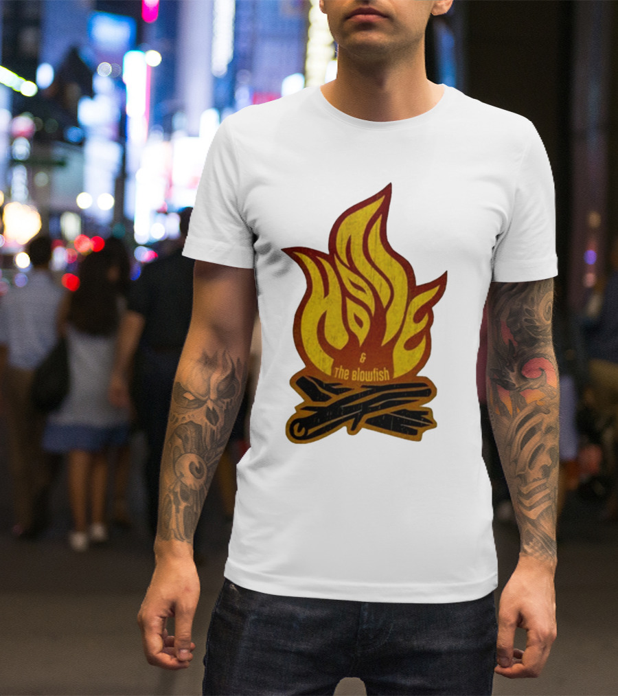 Hootie And The Blowfish Campfire Flame Logs T-Shirt