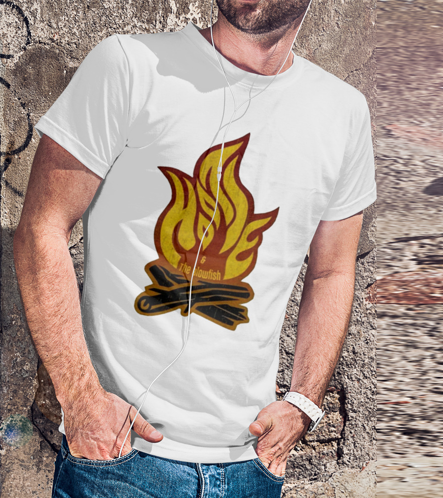 Hootie And The Blowfish Campfire Flame Logs T-Shirt