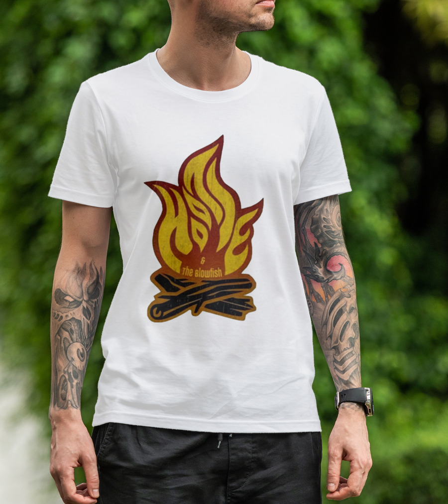 Hootie And The Blowfish Campfire Flame Logs T-Shirt