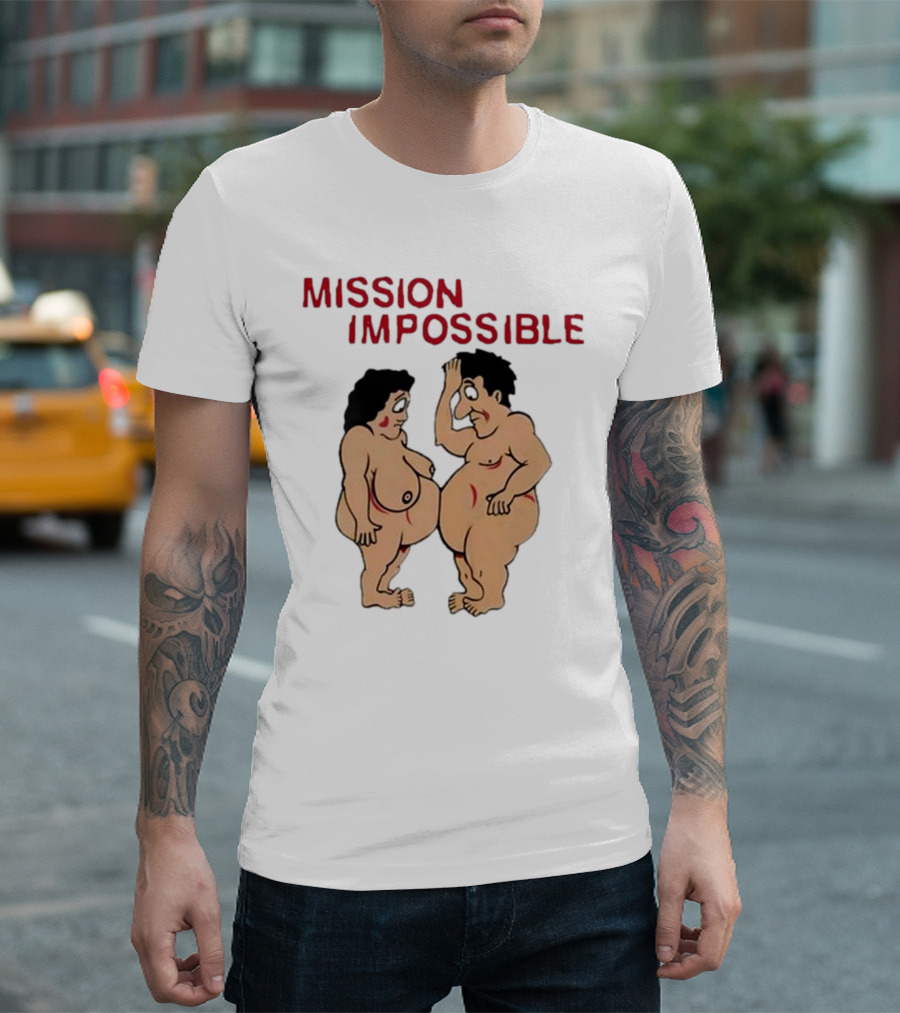 MISSION IMPOSSIBLE Comic Parody Retro Humor T-Shirt