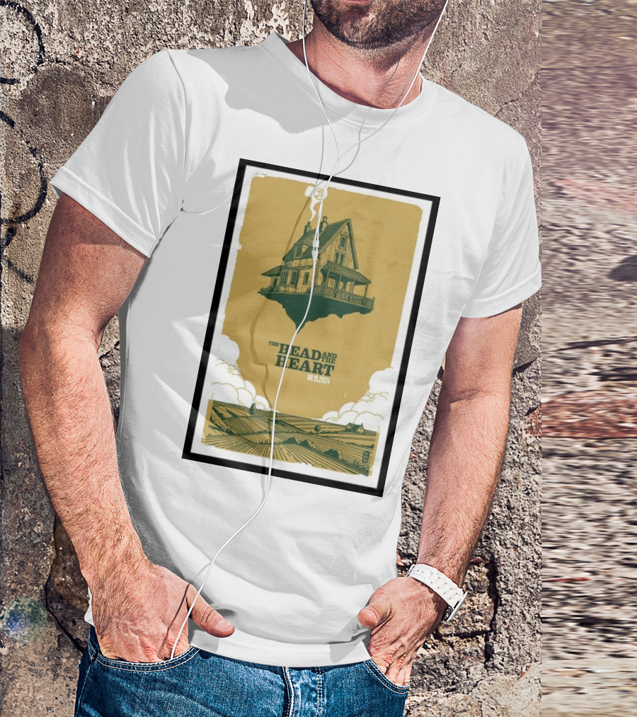The Head And The Heart Floating House August 15 T-Shirt