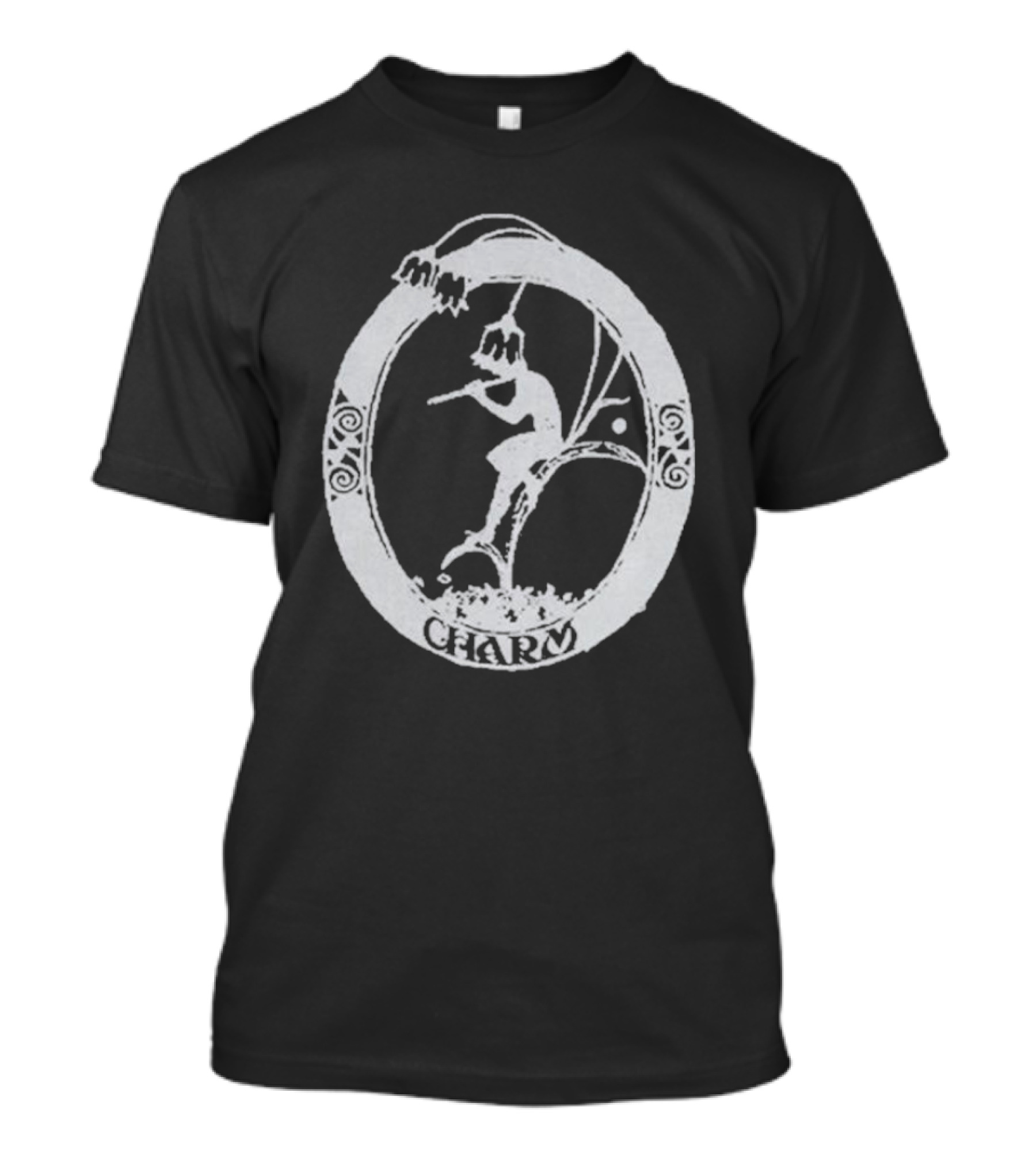 Clairo Charm Fairy Flute Oval Motif T-Shirt