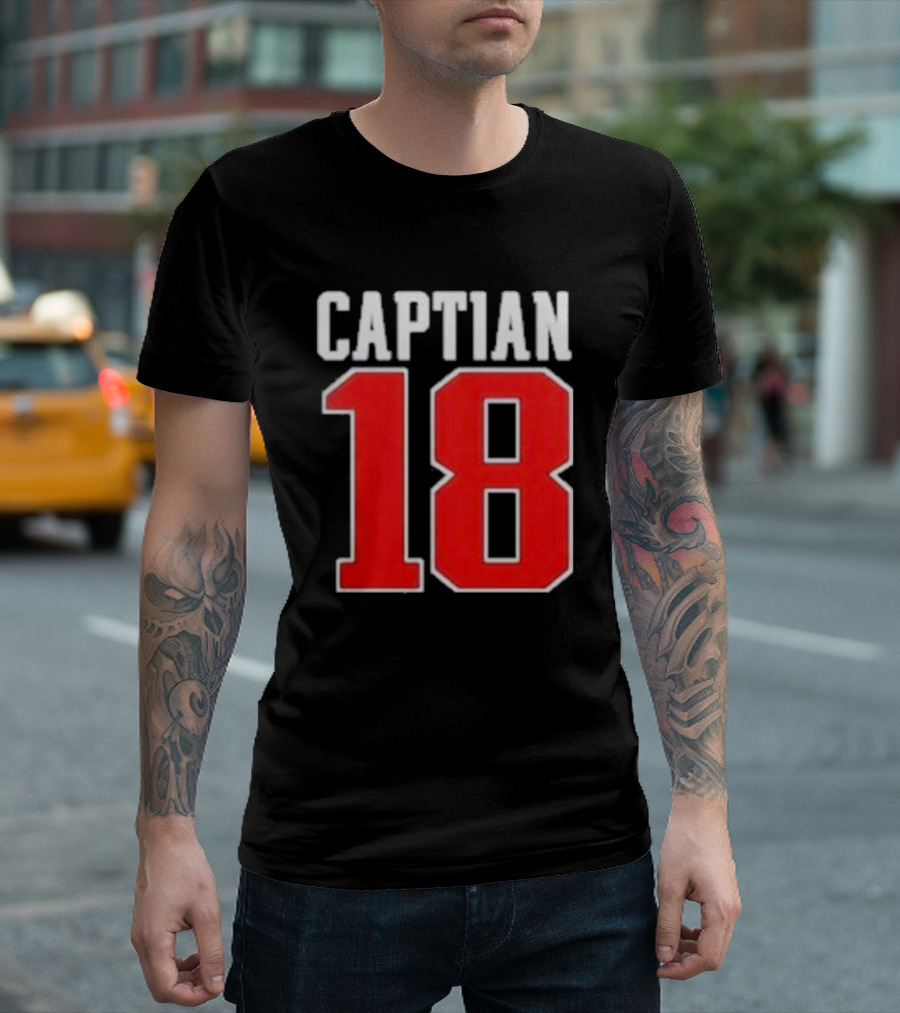 Captain 18 The Patriots Coach T-Shirt