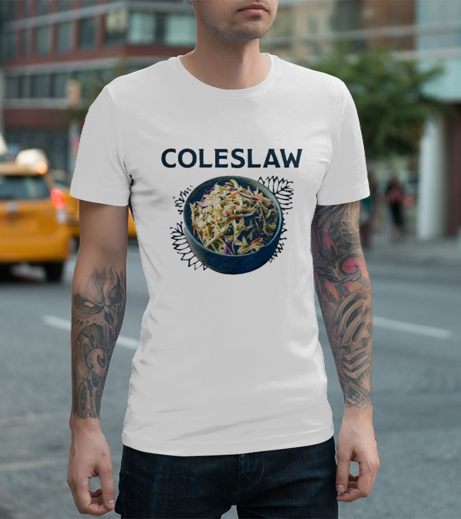 Coleslaw The Cool And Crisp Taste Of Barbeque Summer In A Bowl T-Shirt