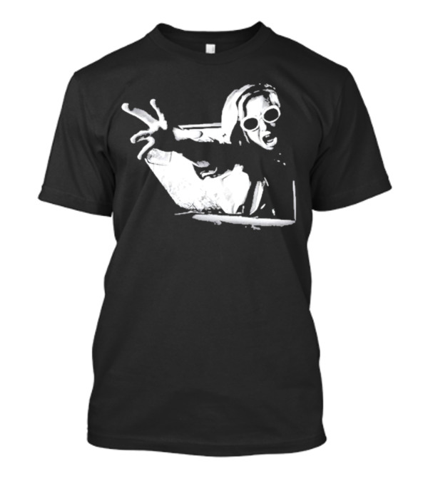 Cuckoo The Hooded Woman Reaching In Sunglasses T-Shirt