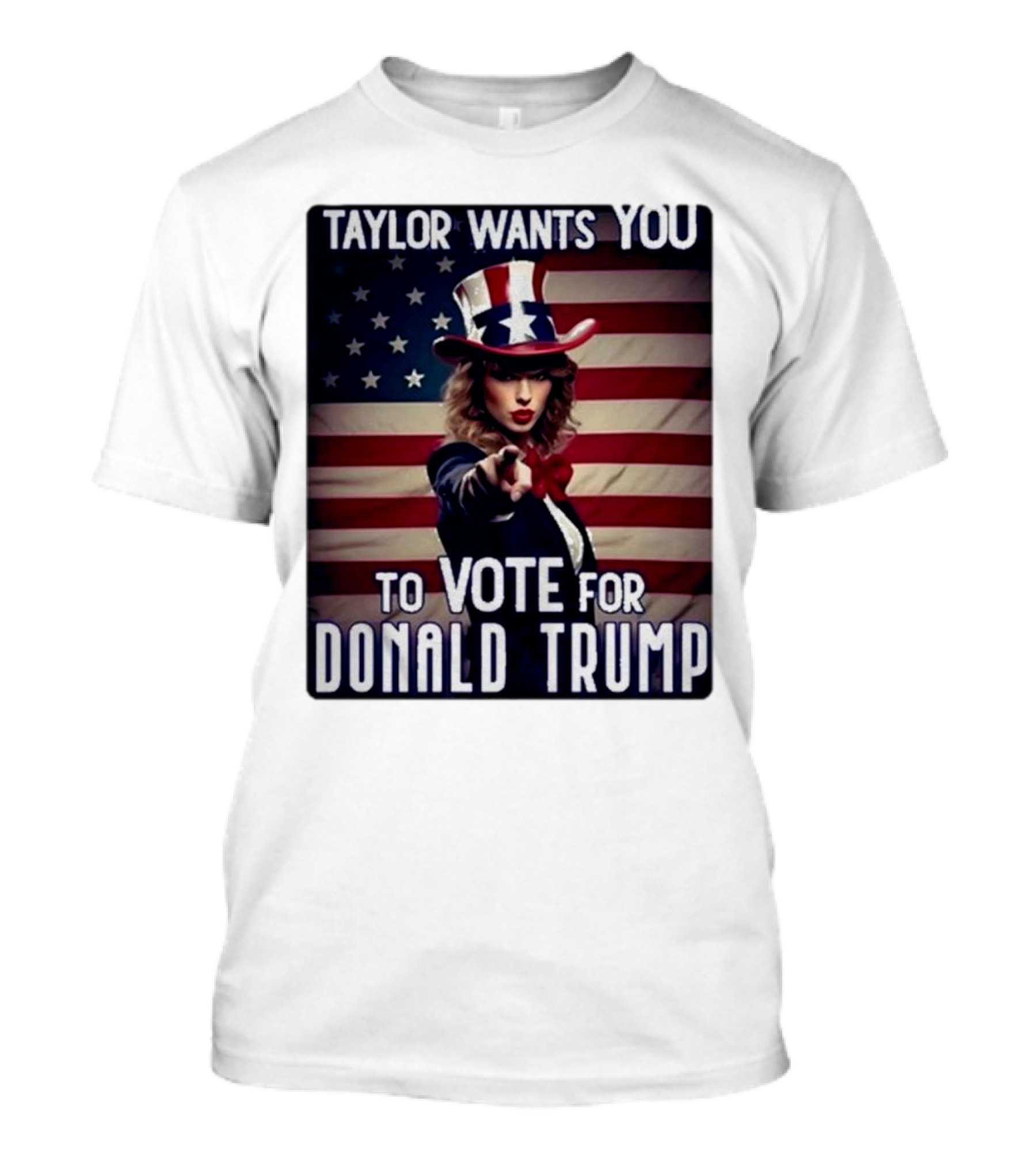 Taylor Wants You To Vote For Donald Trump Uncle Sam T-Shirt