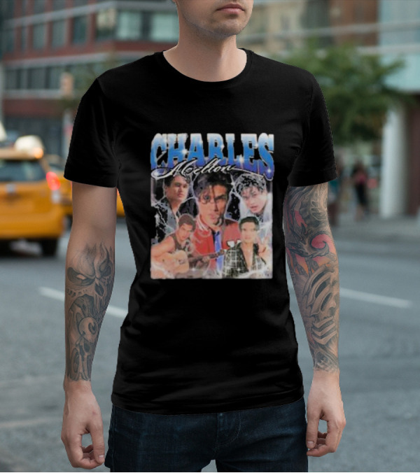 CHARLES Melton Collage T-Shirt