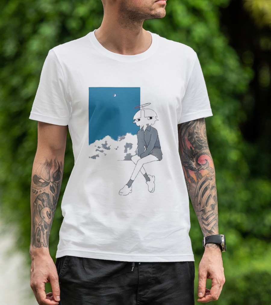 Chew Chew Store Shining Sitting By The Blue Window T-Shirt