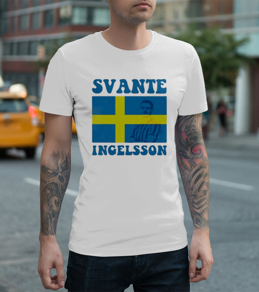 Svante Ingelsson Swedish Flag Sheffield Wednesday EFL T-Shirt