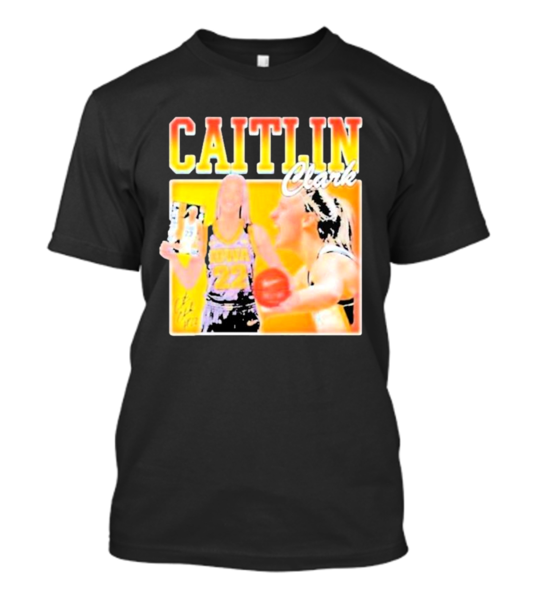 Caitlin Clark Iowa Hawkeyes Basketball NCAA Player 22 T-Shirt
