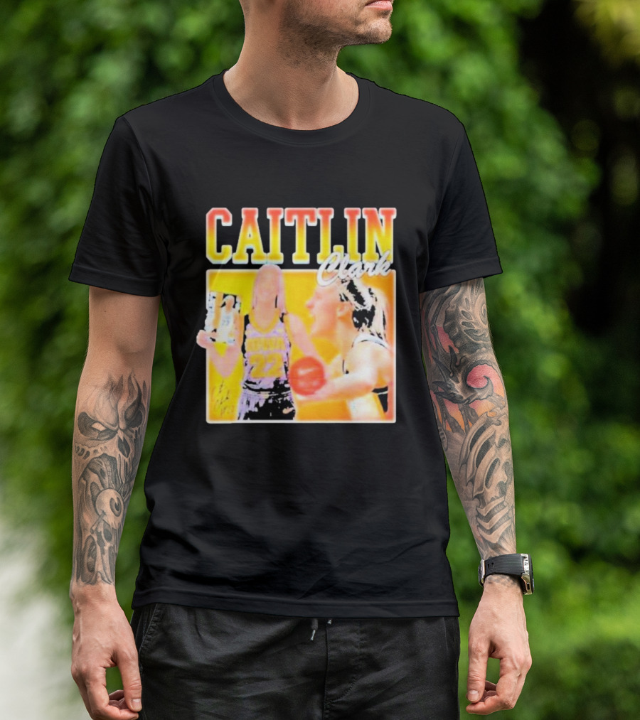 Caitlin Clark Iowa Hawkeyes Basketball NCAA Player 22 T-Shirt