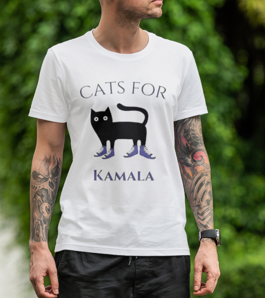 Cats For Kamala Harris 2024 Socks Kamala Cat T-Shirt