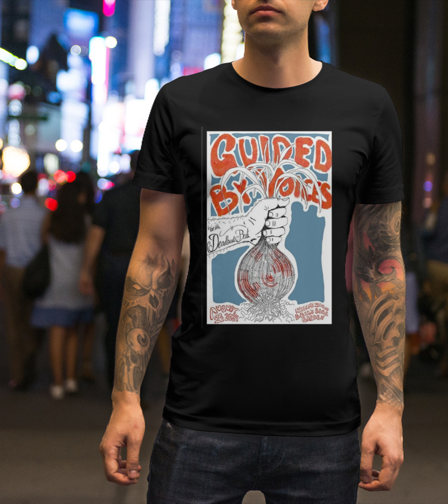 Guided By Voices August 23 2024 Kalamazoo MI Bell's Beer Garden With Deadbeat Beat T-Shirt
