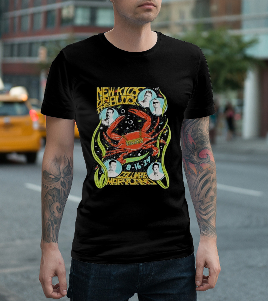 New Kids On The Block Columbia Maryland Magic Summer Tour 8.16.24 T-Shirt