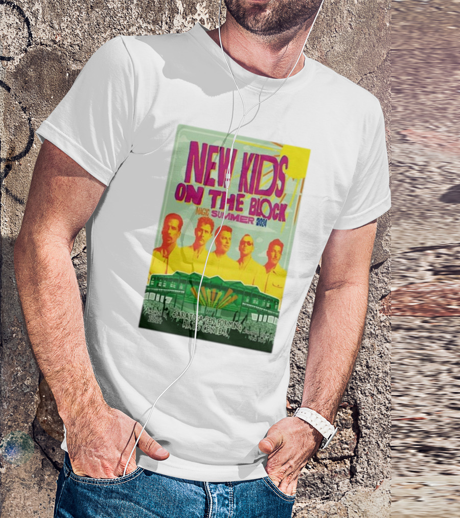 New Kids On The Block Magic Summer 2024 Saratoga Performing Arts Center T-Shirt