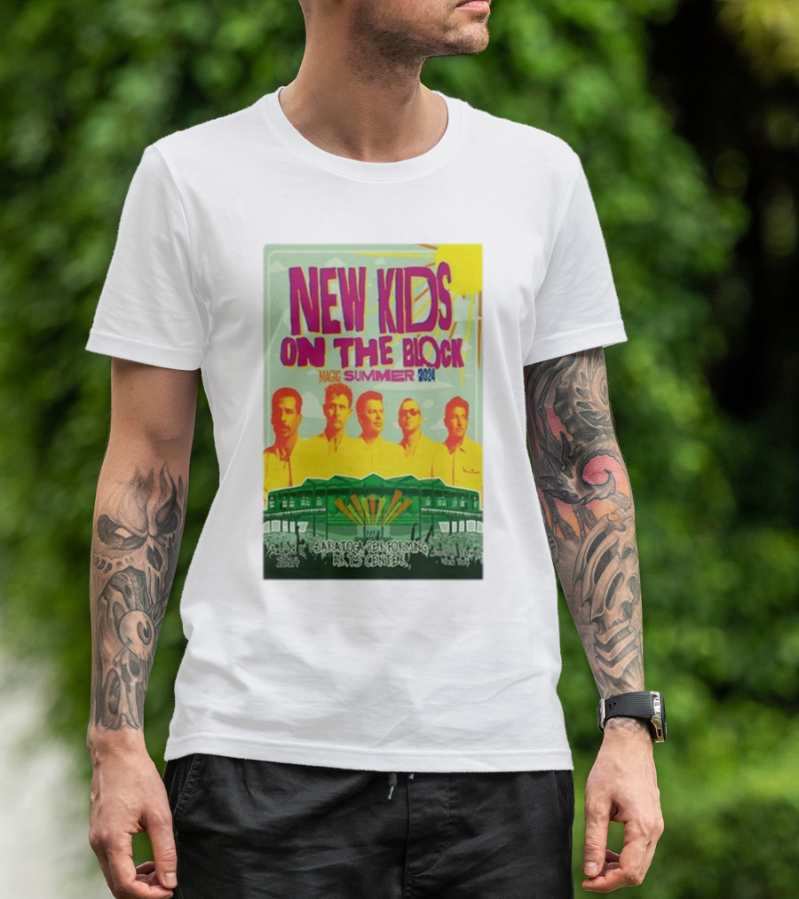 New Kids On The Block Magic Summer 2024 Saratoga Performing Arts Center T-Shirt