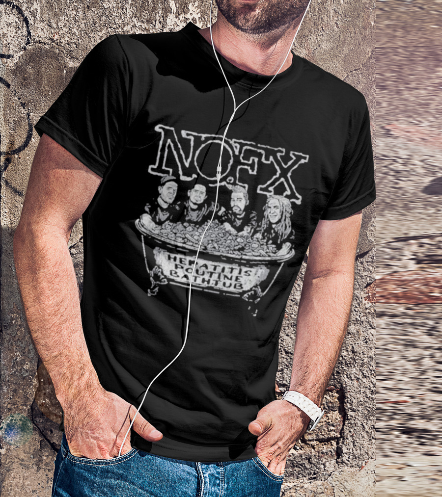 NOFX Hepatitis Poutine Bath Tub Montreal QC August 24-25 T-Shirt