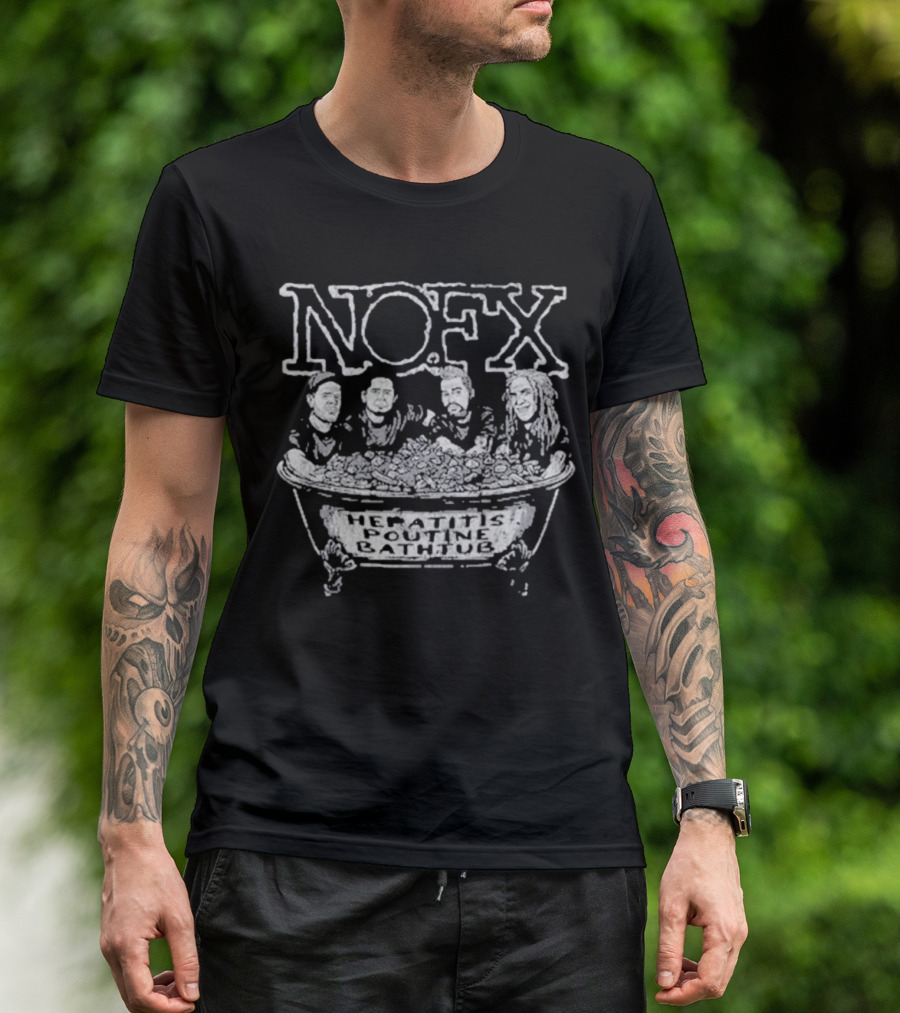 NOFX Hepatitis Poutine Bath Tub Montreal QC August 24-25 T-Shirt