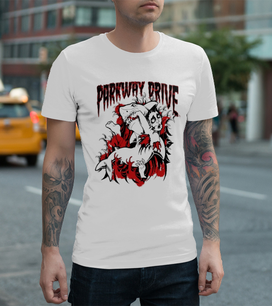 Parkway Drive Blood in the Water Shark Attack T-Shirt
