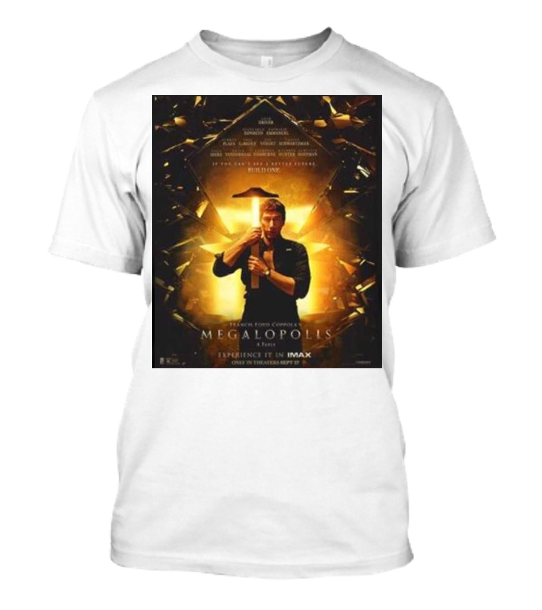Francis Ford Coppola Megalopolis Film 2024 Experience It In IMAX Only In Theaters September 27th T-Shirt
