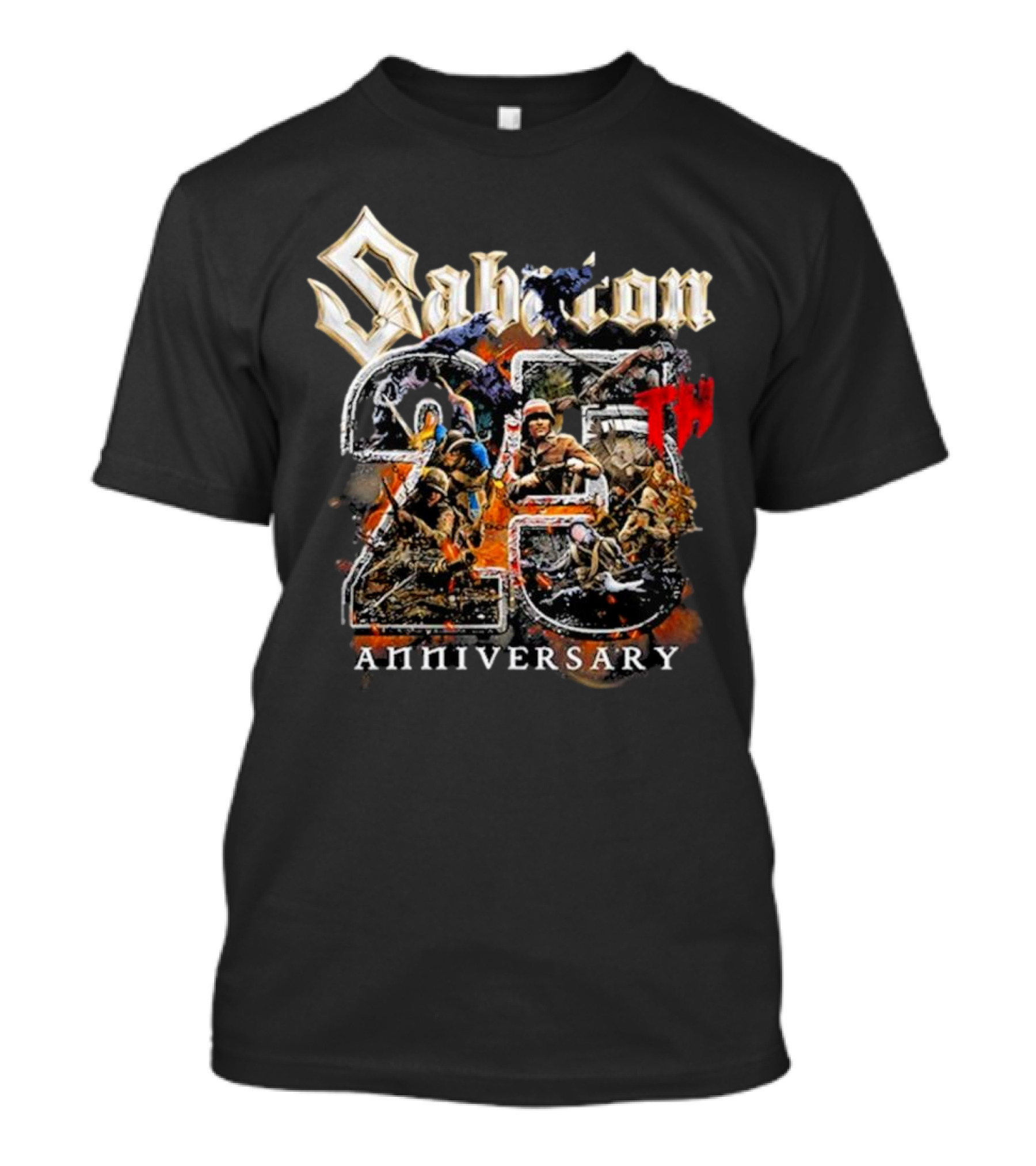 Sabaton 25th Anniversary 25 Years Of Metal T-Shirt