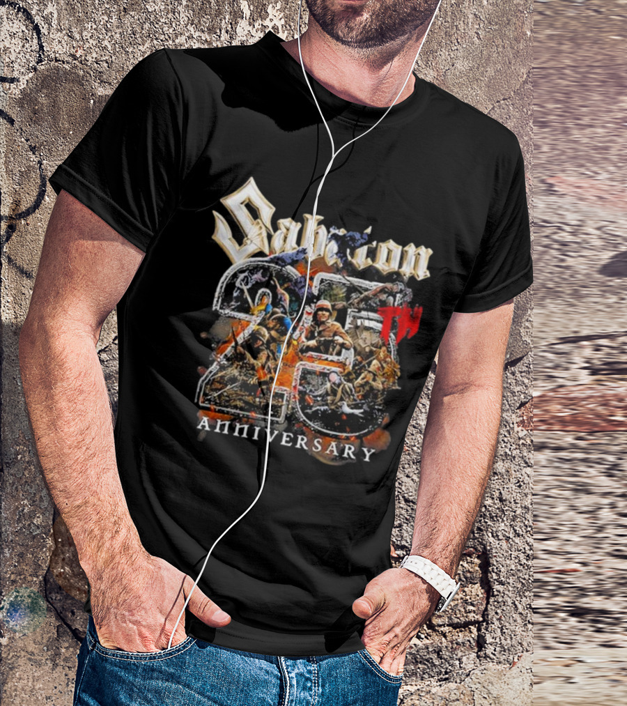 Sabaton 25th Anniversary 25 Years Of Metal T-Shirt