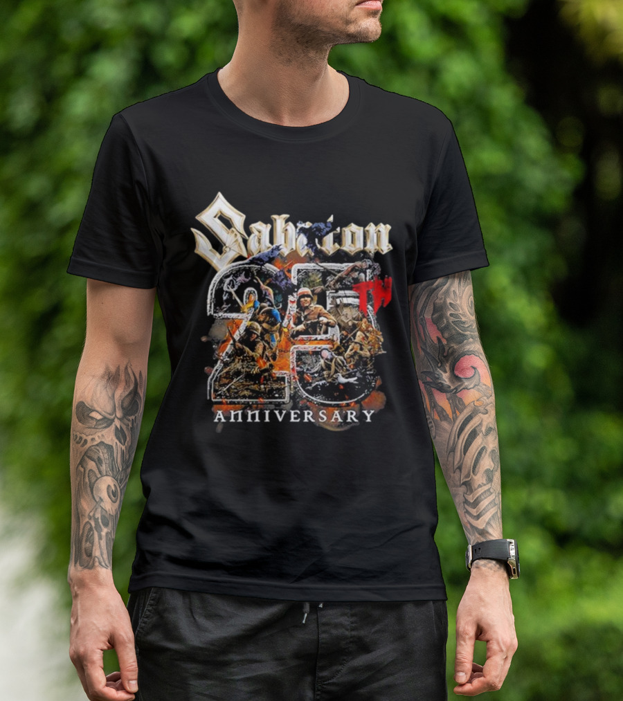 Sabaton 25th Anniversary 25 Years Of Metal T-Shirt