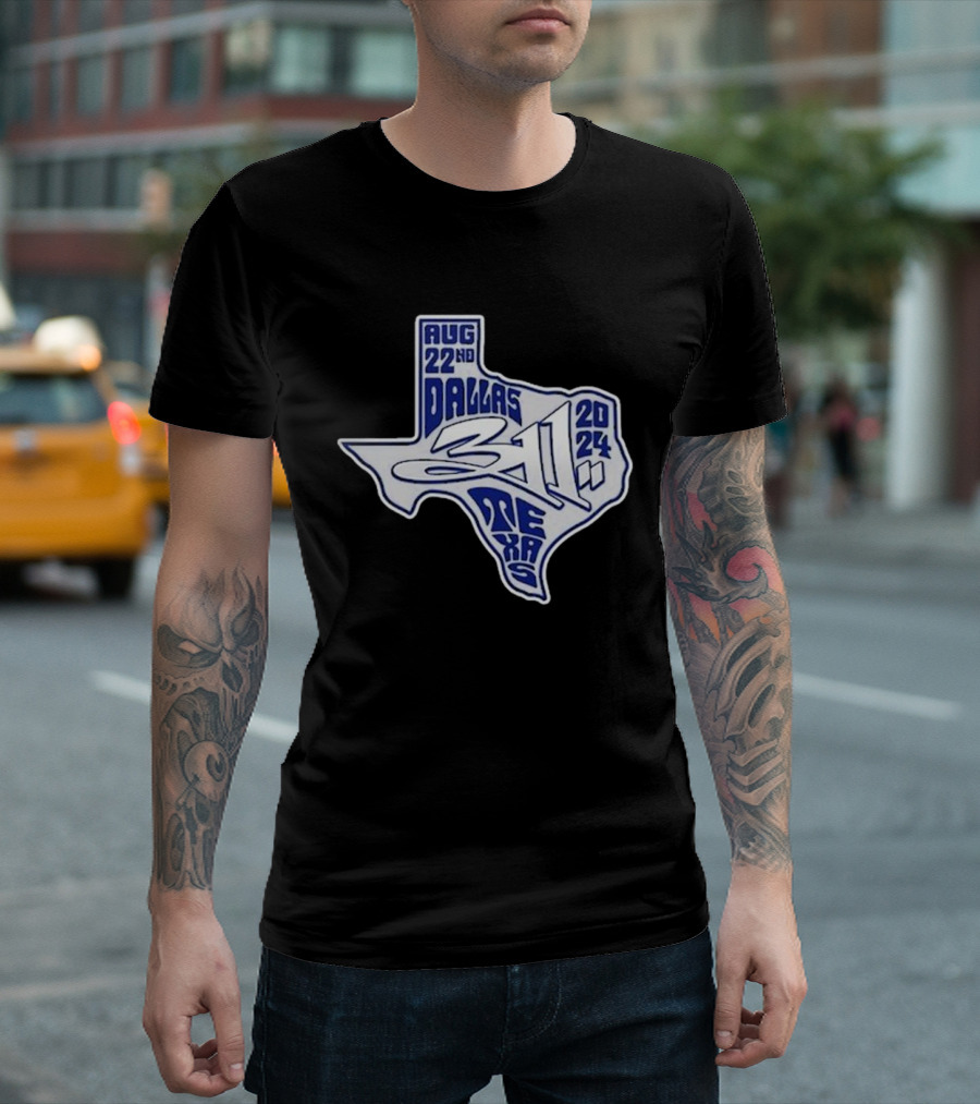 311 Aug 22 2024 Dallas Texas Tour T-Shirt