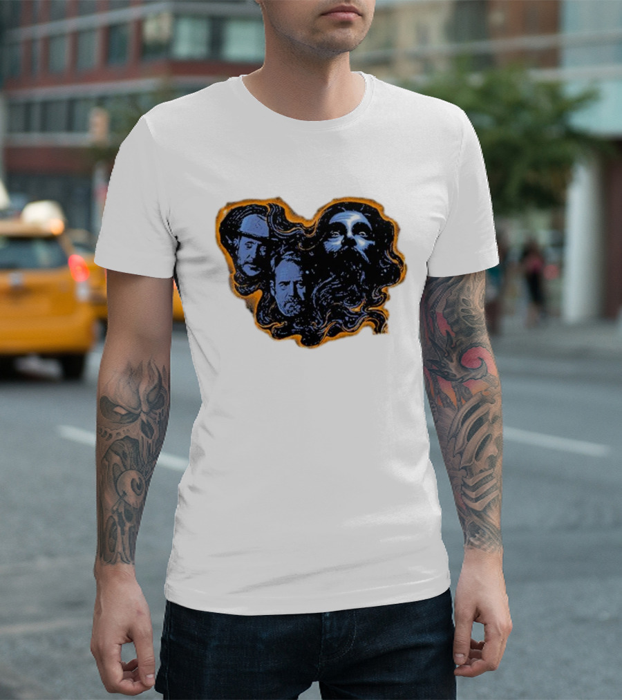 The White Buffalo A Freight Train Through The Night Faces And Mystical T-Shirt