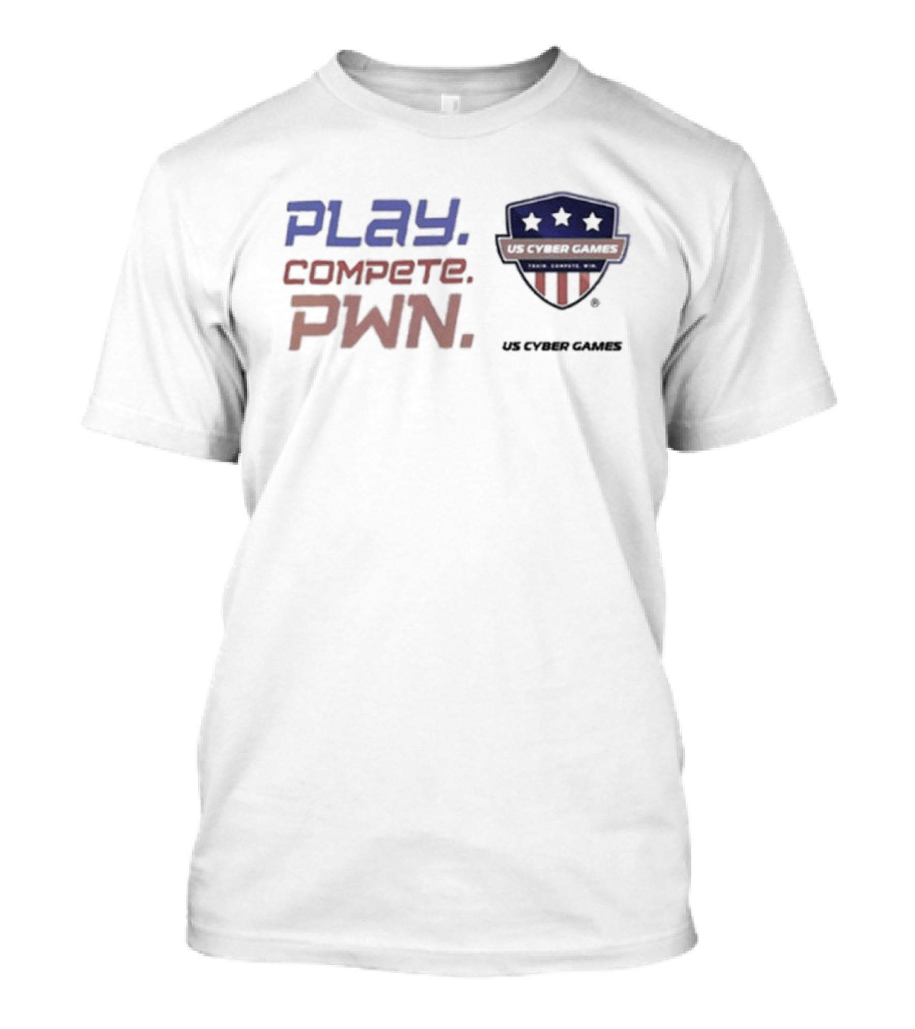 US Cyber Games Play Compete PWN T-Shirt