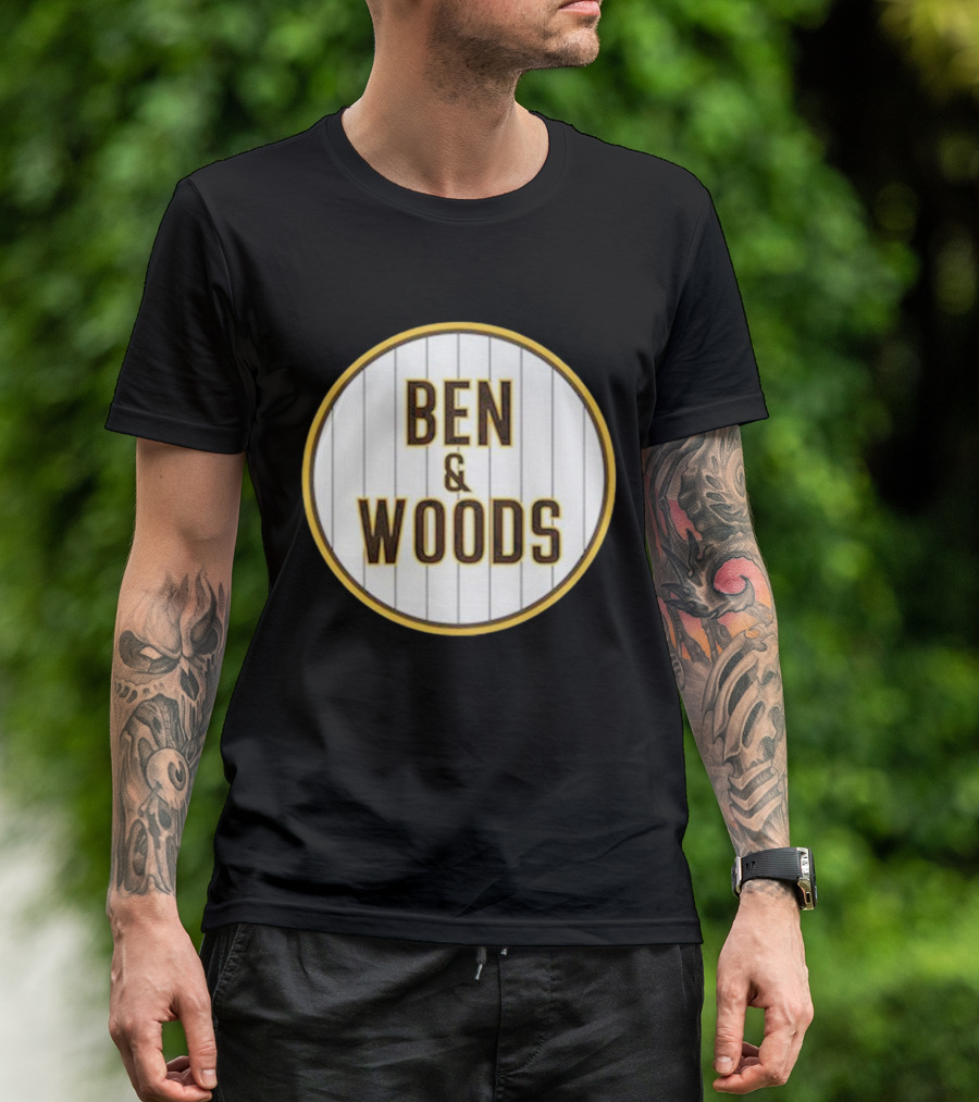 Yu Darvish Ben And Woods Pinstripe Circle T-Shirt