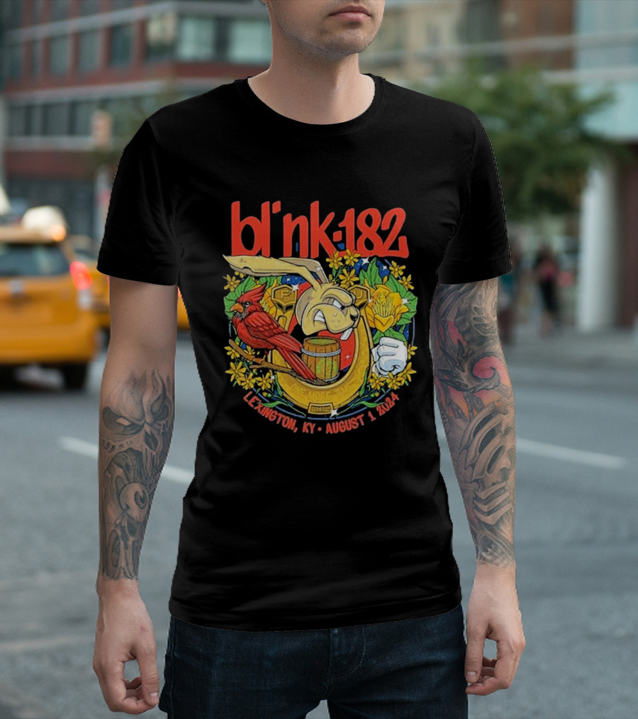 Blink-182 One More Time Event Lexington KY August 1 2024 Live Show T-Shirt