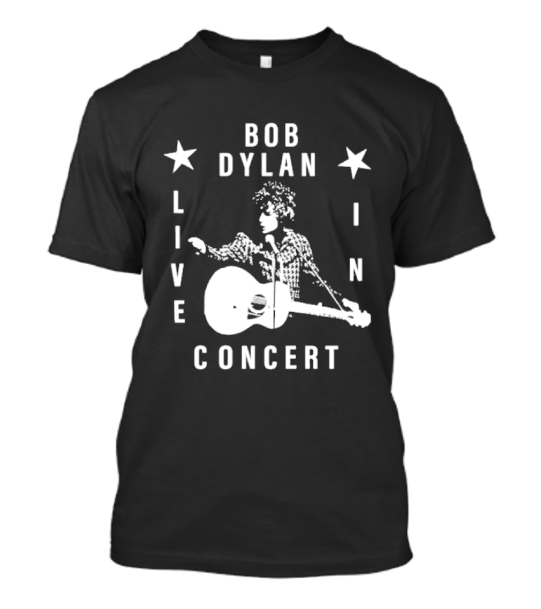 Bob Dylan Live In Concert 2024 Iconic Star T-Shirt