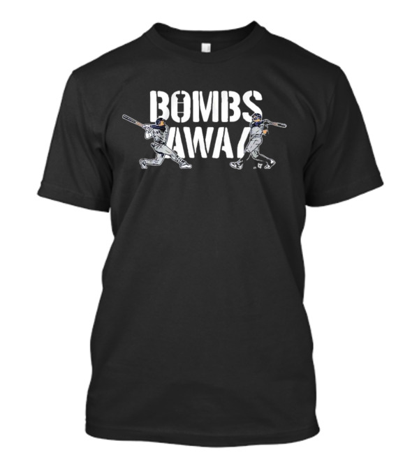 Bombs Away Aaron Judge Juan Soto Baseball T-Shirt