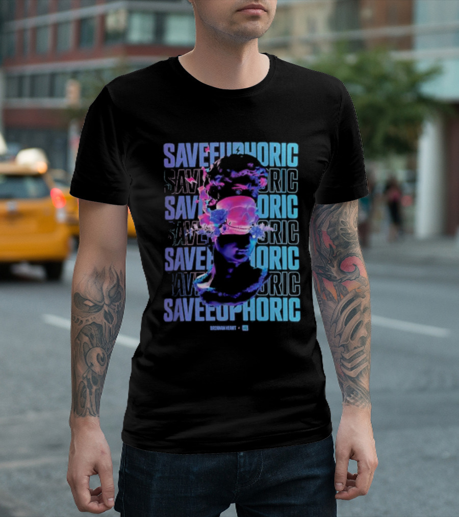 Brennan Heart Save Euphoric Multilayered Neon T-Shirt