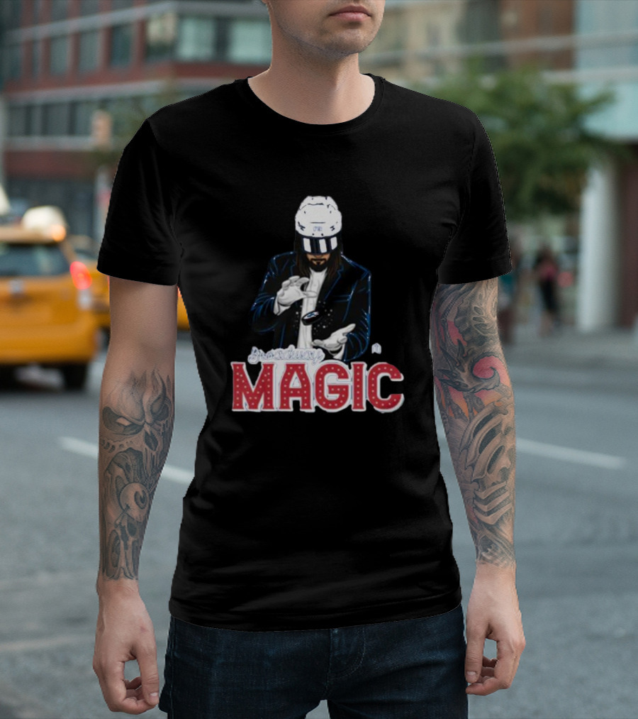Broadway Magic Hockey Helmet Wizard T-Shirt