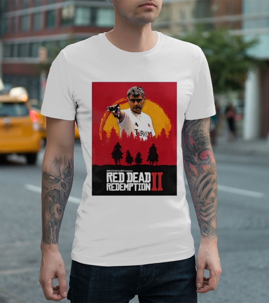 Red Dead Redemption II Rockstar Games Presents Turkey T-Shirt