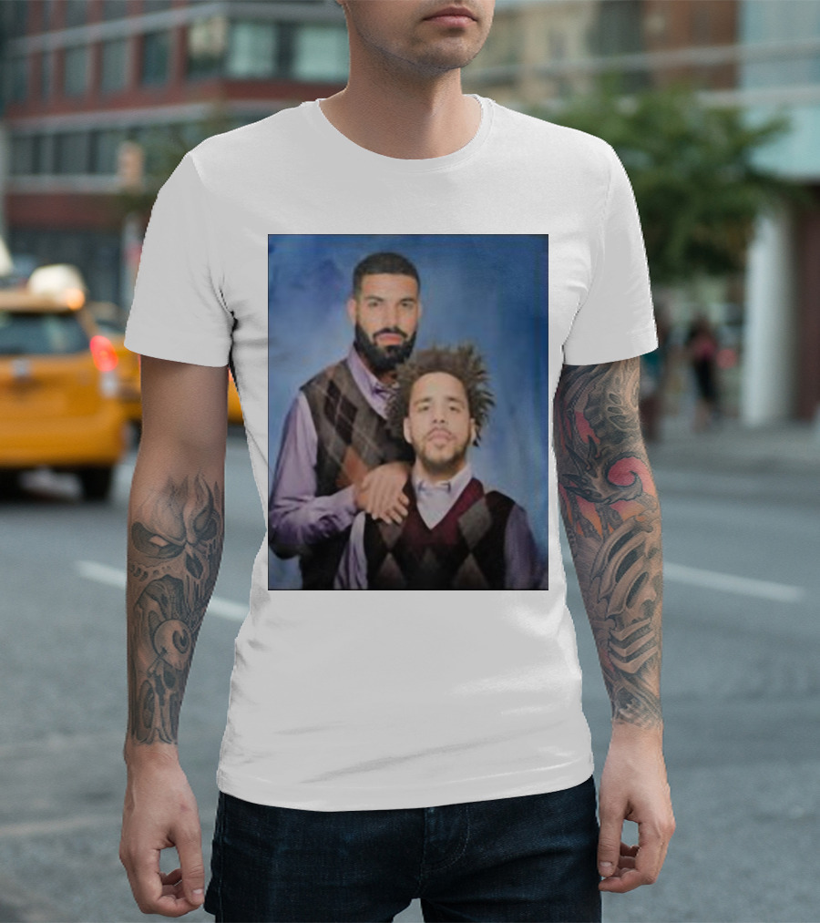 Drake and J. Cole Iconic Step Brothers Parody Collab T-Shirt