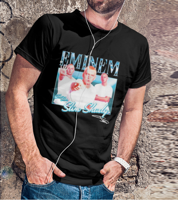Eminem Eminem Chka Chka Slim Shady Trio Image T-Shirt