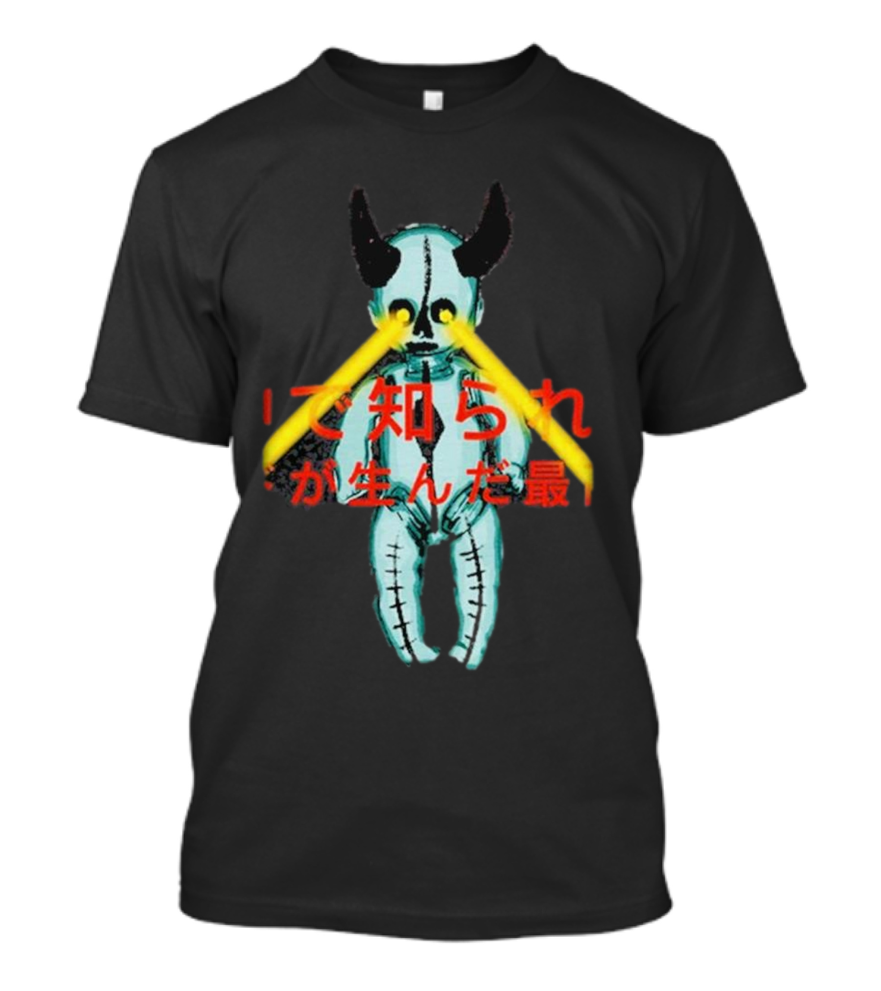 Garbage Robot Baby 2024 Tour Europe Laser Vision Demon Doll T-Shirt