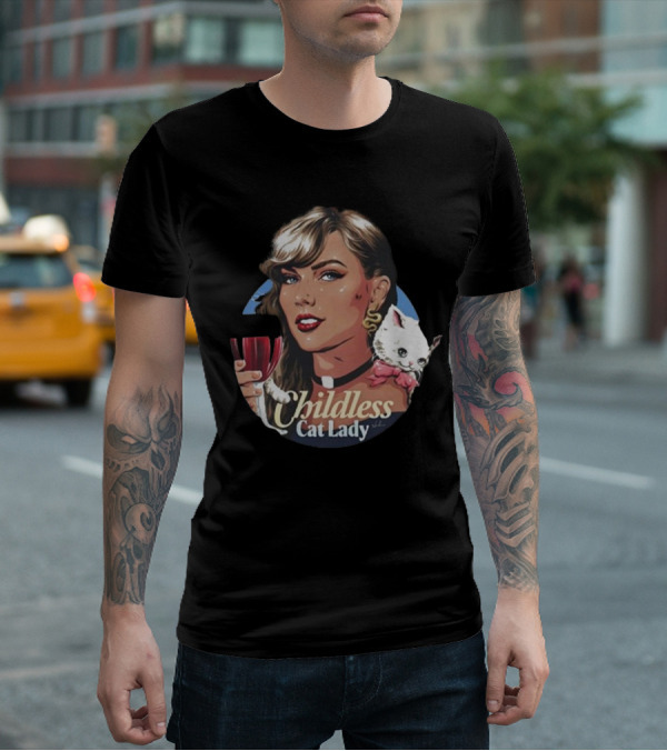 Jd Vance’s Worst Fear Childless Cat Lady Wine Glass T-Shirt