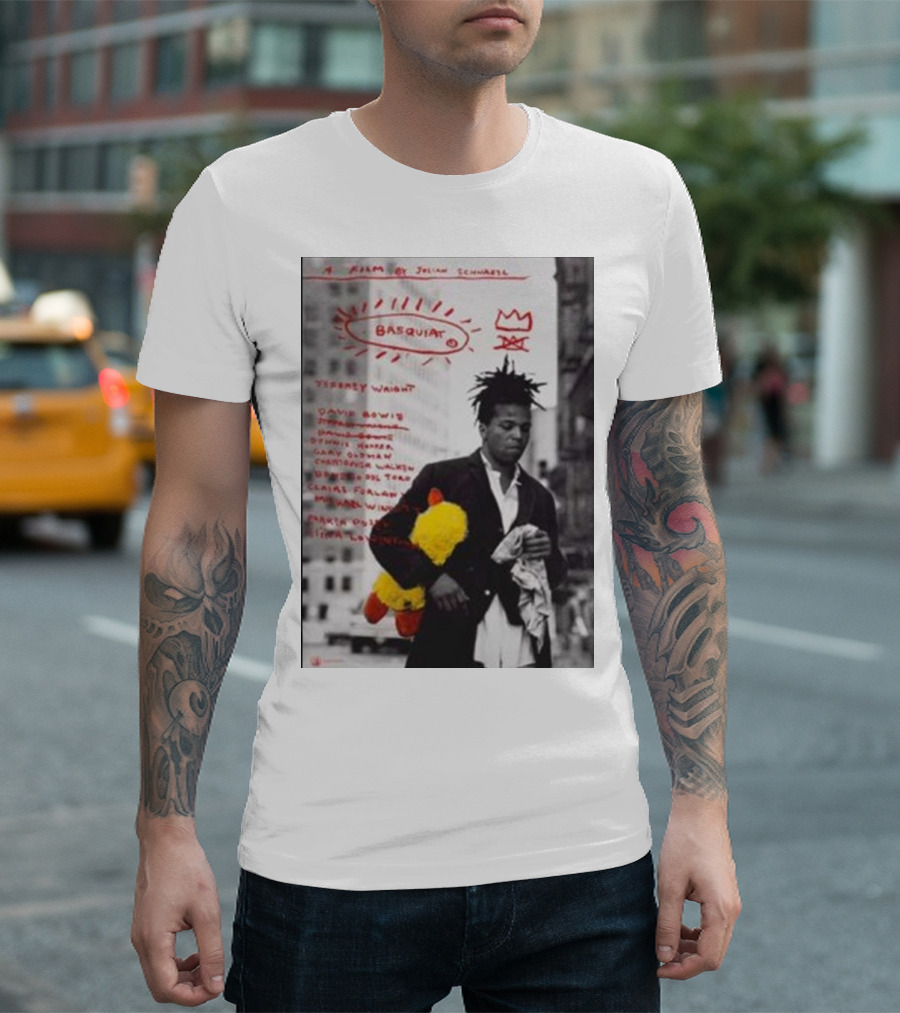 Film Poster Basquiat Featuring Jeffrey Wright Artwork by Julian Schnabel T-Shirt