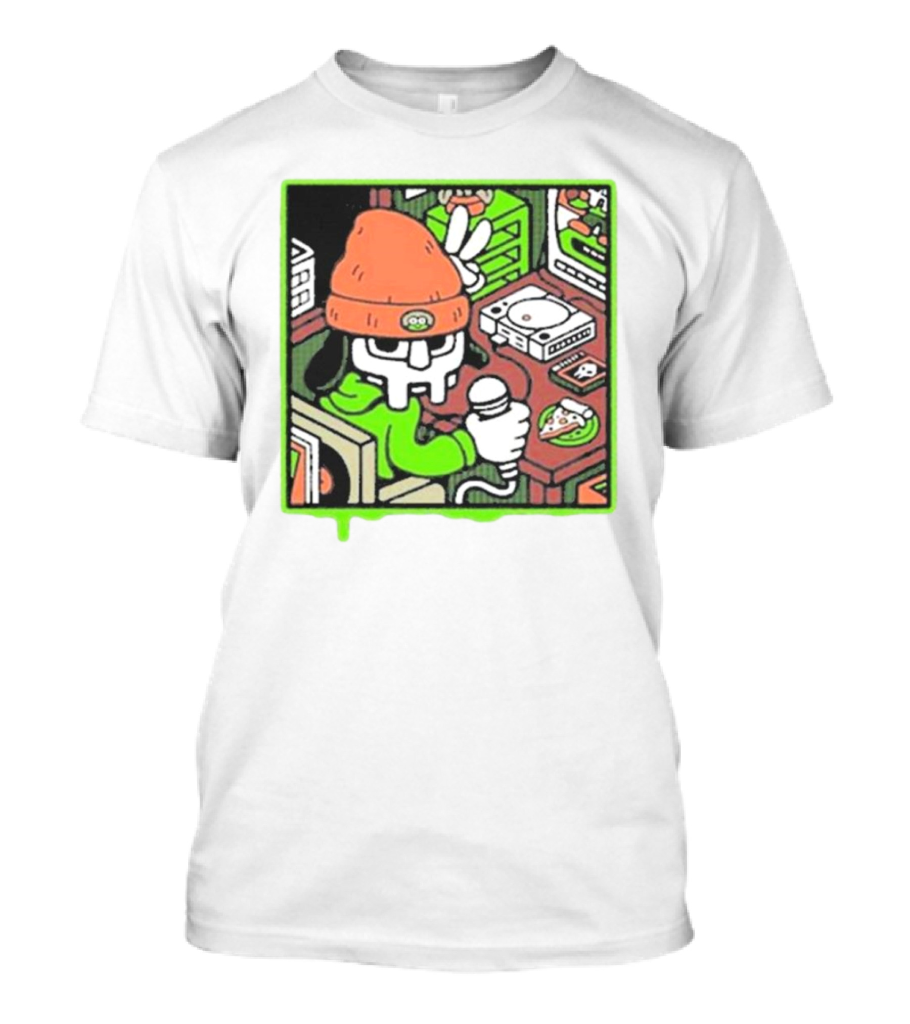 Mm Believe Dreweyes Hip Hop Cartoon Skull DJ Scene T-Shirt