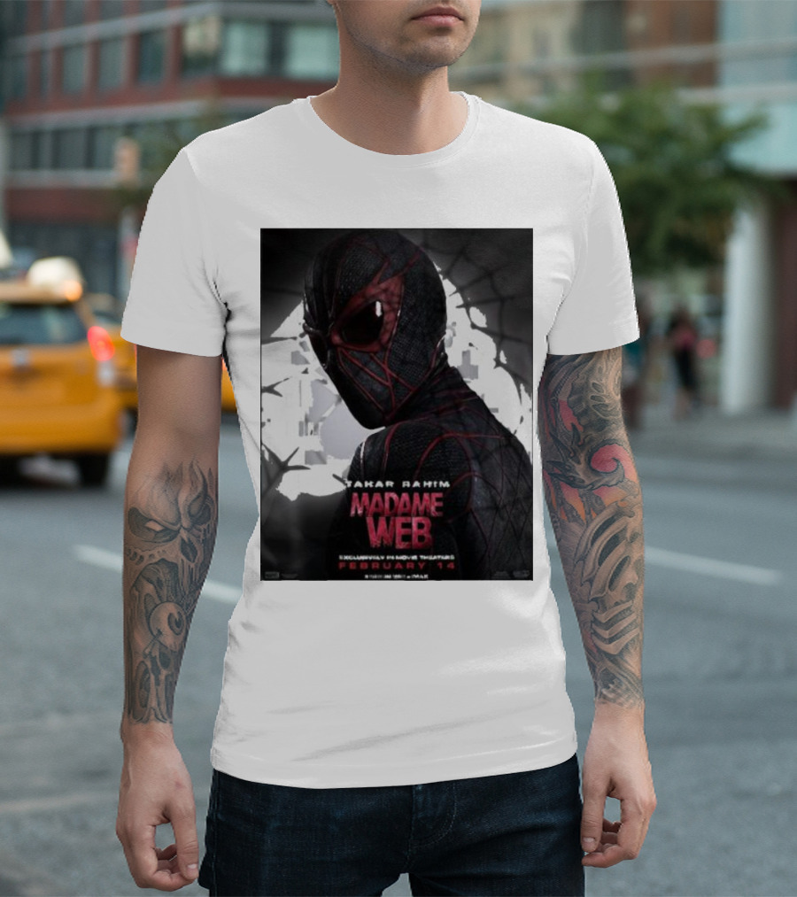 Tahar Rahim Madame Web Exclusively in Movie Theaters February 14 T-Shirt
