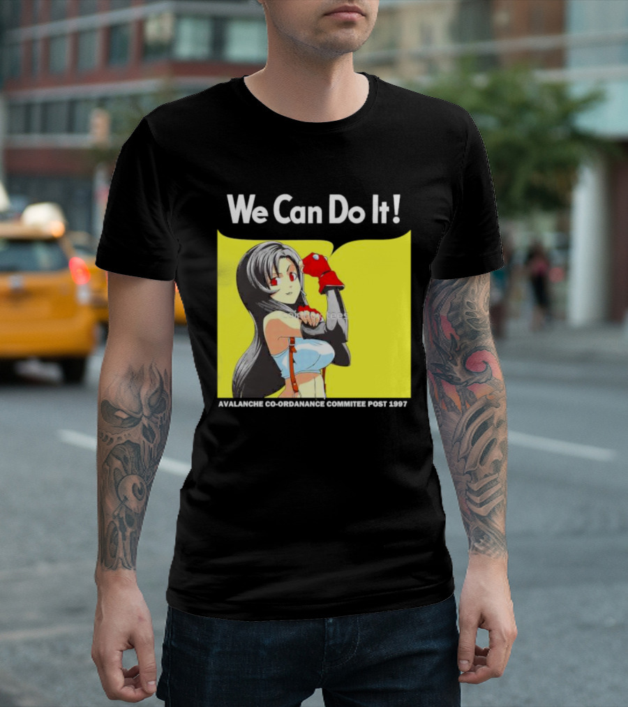 We Can Do It Avalanche Co-Ordanance Committee Post 1997 T-Shirt