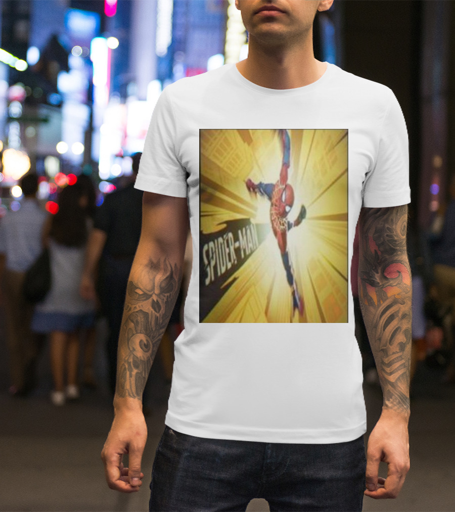 Spider-Man Action Burst Marvel Rivals PVP New Game Marvel T-Shirt