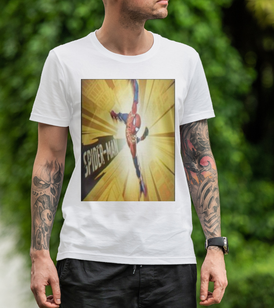 Spider-Man Action Burst Marvel Rivals PVP New Game Marvel T-Shirt